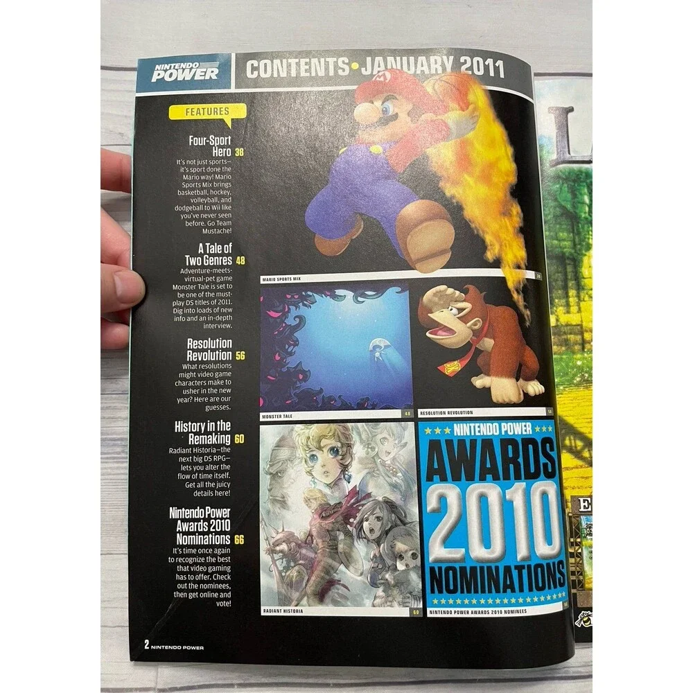 Nintendo Power Magazine Issue Volume 263, January 2011